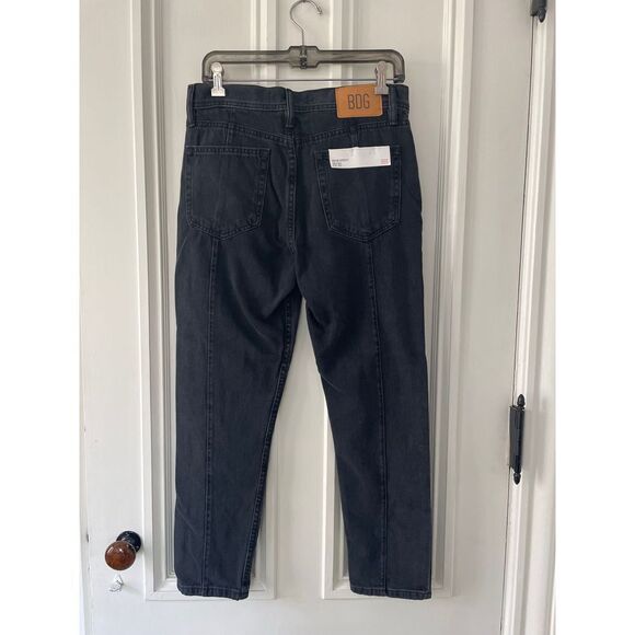 NWT urban outfitters BDG Dad slim tapered fit black denim jeans 29/30 - Picture 3 of 6
